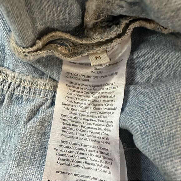 ONLY x ASOS Blue Floral Denim Set – Medium Top & Large Shorts - Picture 13 of 14